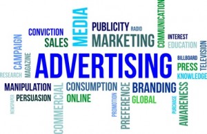 word cloud - advertising